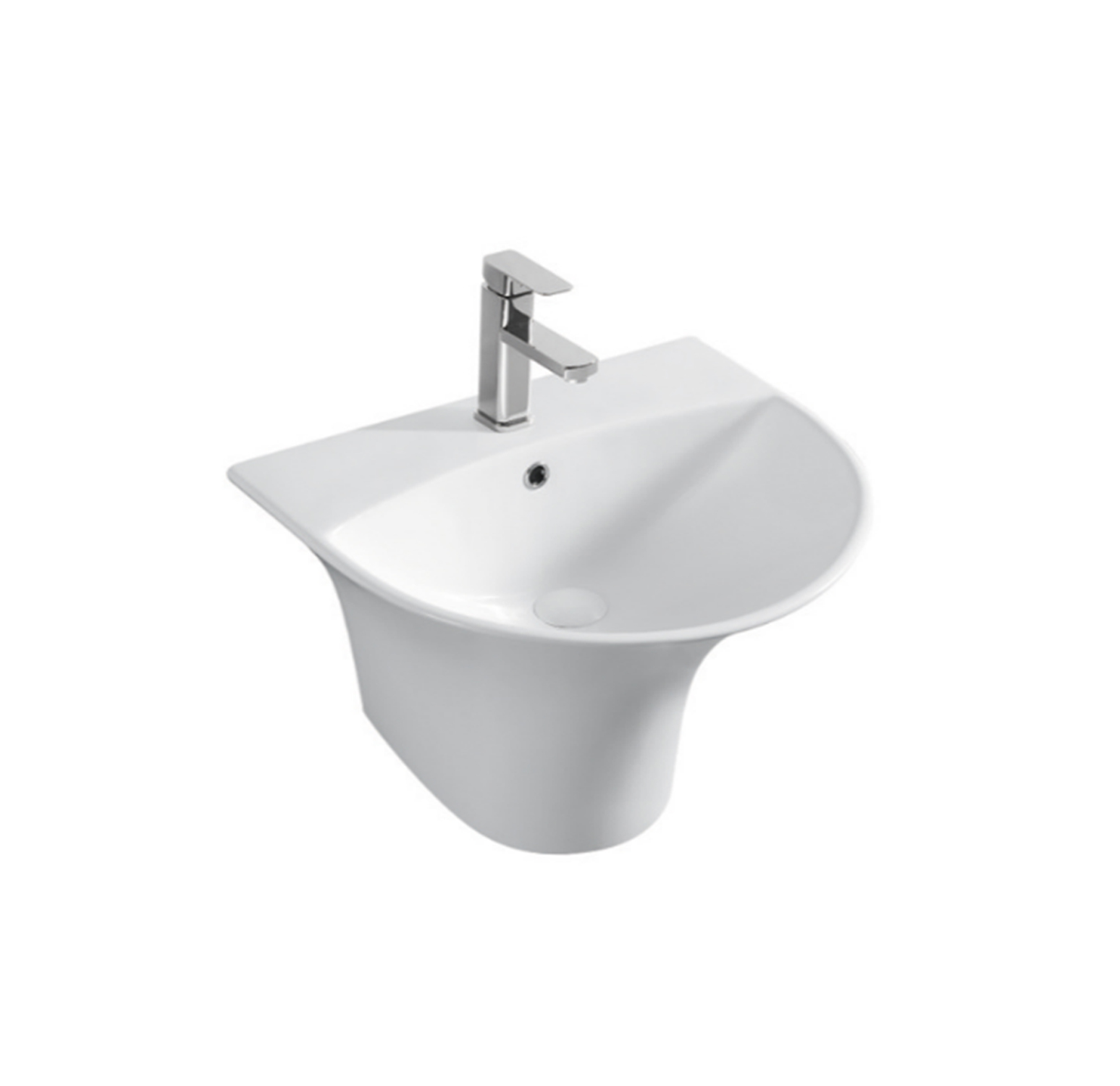 Brauhn Lovelle SemiPedestal Lavatory OneStop Shop Home Improvement