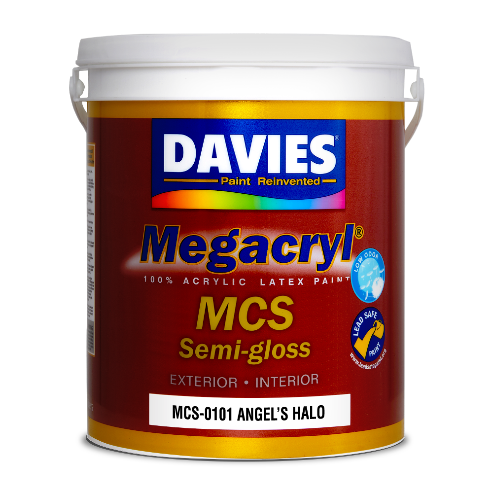 DAVIES MCS0101 MEGACRYL LATEX SEMI GLOSS ANGELS HALO 4L OneStop