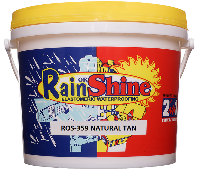 Rain Or Shine Ros 359 Special Topcoat Natural Tan 4l One Stop Home Improvement Philippines Allhome - Natural Tan Paint Color Rain Or Shine