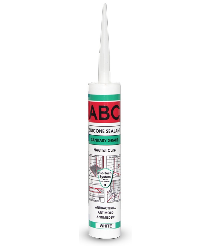 ABC SILICONE SEALANT SANITARY GRADE WHITE 300 ML 24's - One-Stop Shop ...
