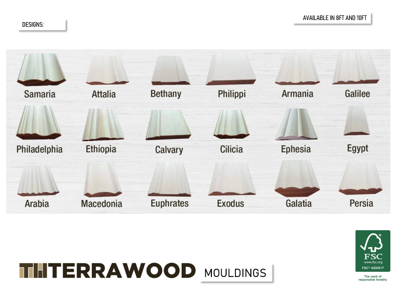 Terrawood Cornice 1X2X10ft Bare OneStop Shop Home Improvement Store