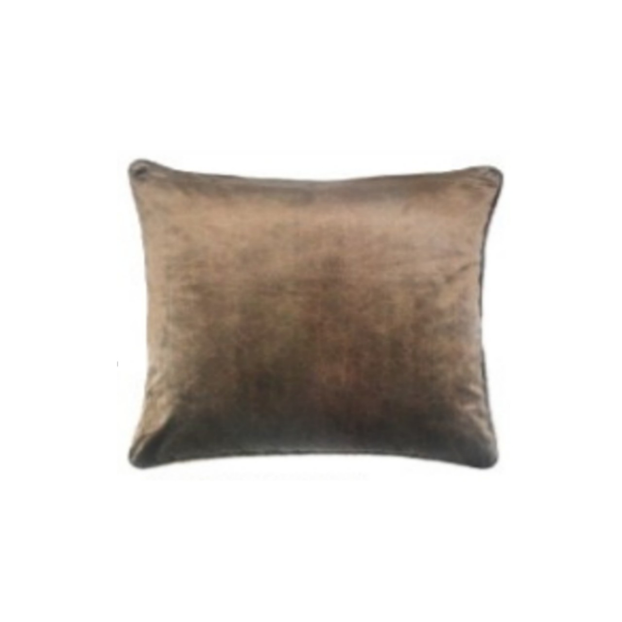 Style & Collection 18"x18" Chocolate Brown Velvet Throw Pillow Case