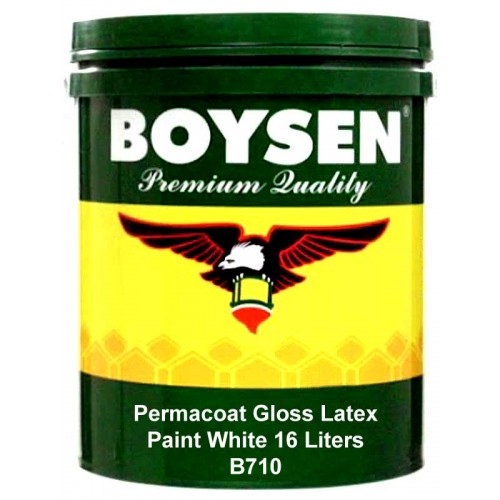 BOYSEN BS 710 PERMACOAT LATEX GLOSS WHITE 16L OneStop Shop Home