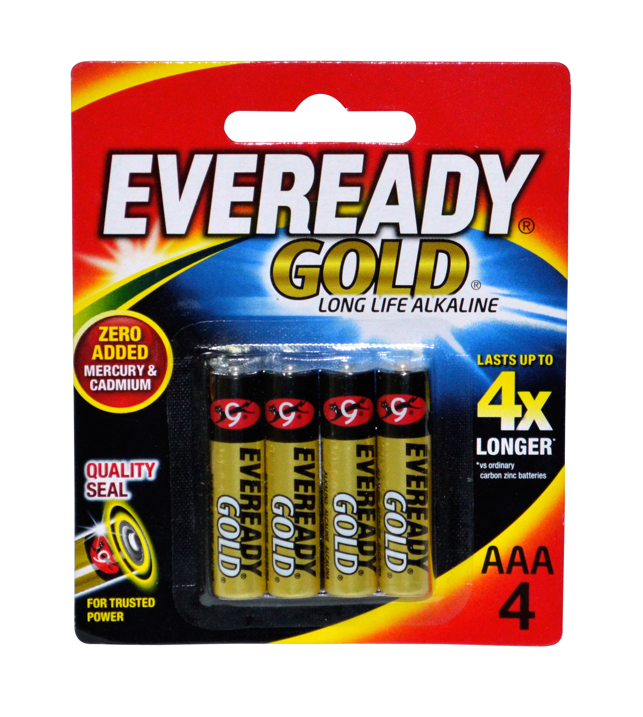 EVEREADY A92BP4 GOLD ALKALINE BATTERY AAA 4S OneStop Shop Home